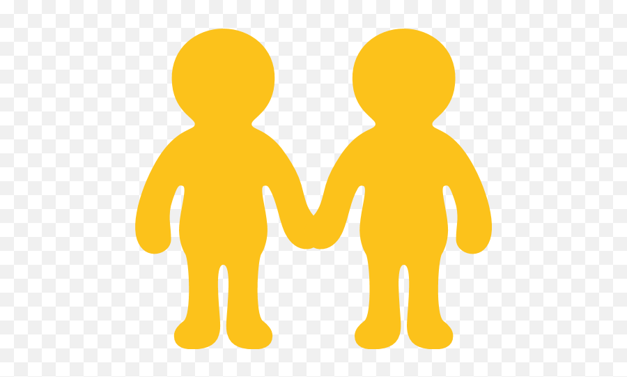 Two Men Holding Hands - Emoji Holding Hand,2 Hands Emoji