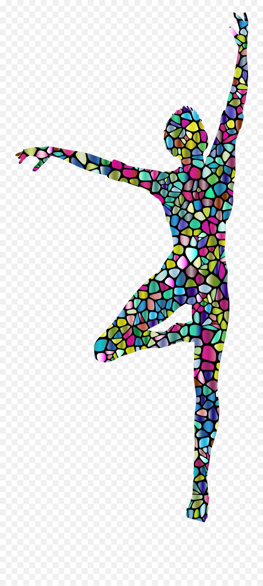 Dancer Clipart Transparent Background - Colorful Dancing Silhouette Png Emoji,Woman Dancing Emoji