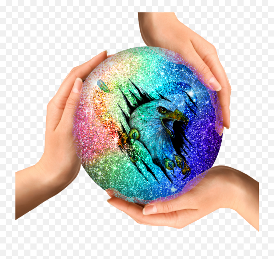 Eagle Colours Ball Magic Hands Sticker By Lc3990805 - Event Emoji,Magic Ball Emoji