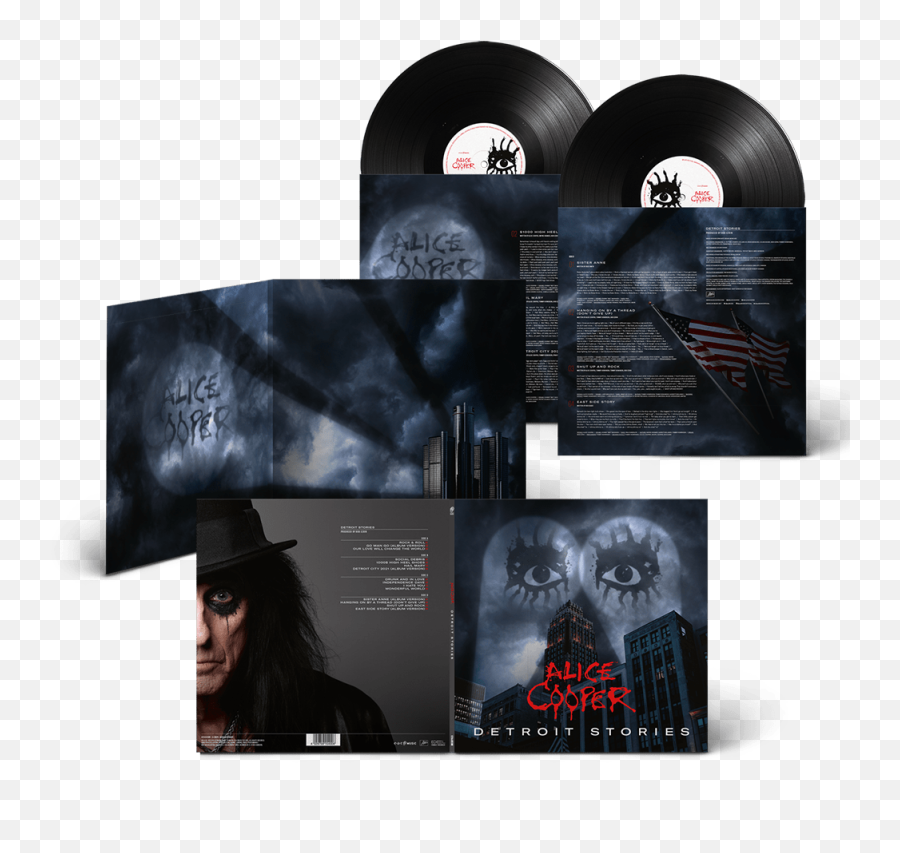 Alice Cooper - Detroit Stories Vinyl Black On Earmusic Alice Cooper Detroit Stories Vinyl Emoji,Gary Numan Giving Up Emotions