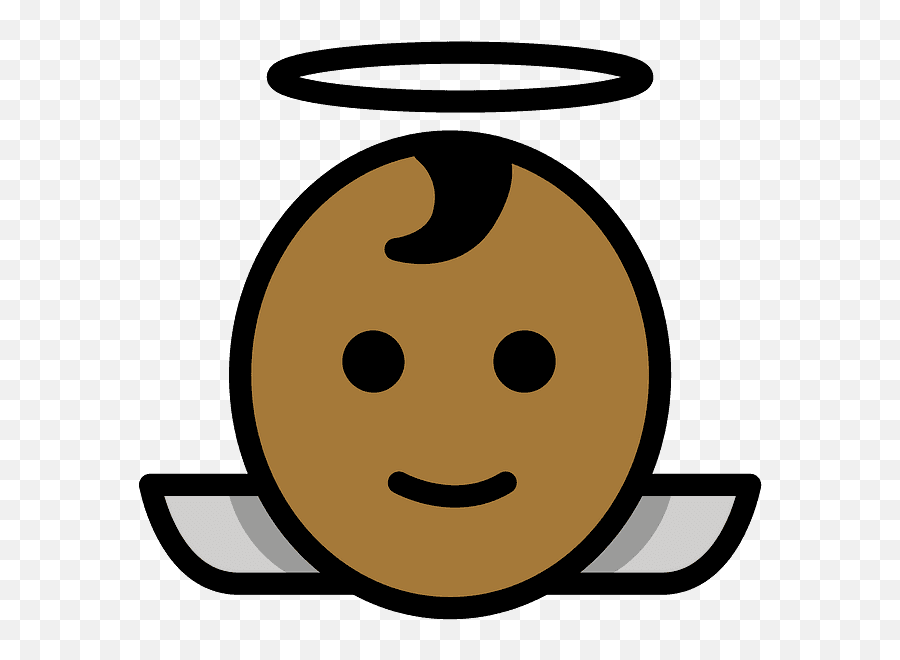 Baby Angel Emoji Clipart - Café Agape,Angel Emoji