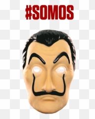 Money Heist Mask Sticker By Netflixpt For Ios Android Giphy - La Casa De Papel Mask Transparent Emoji,Money Emoji