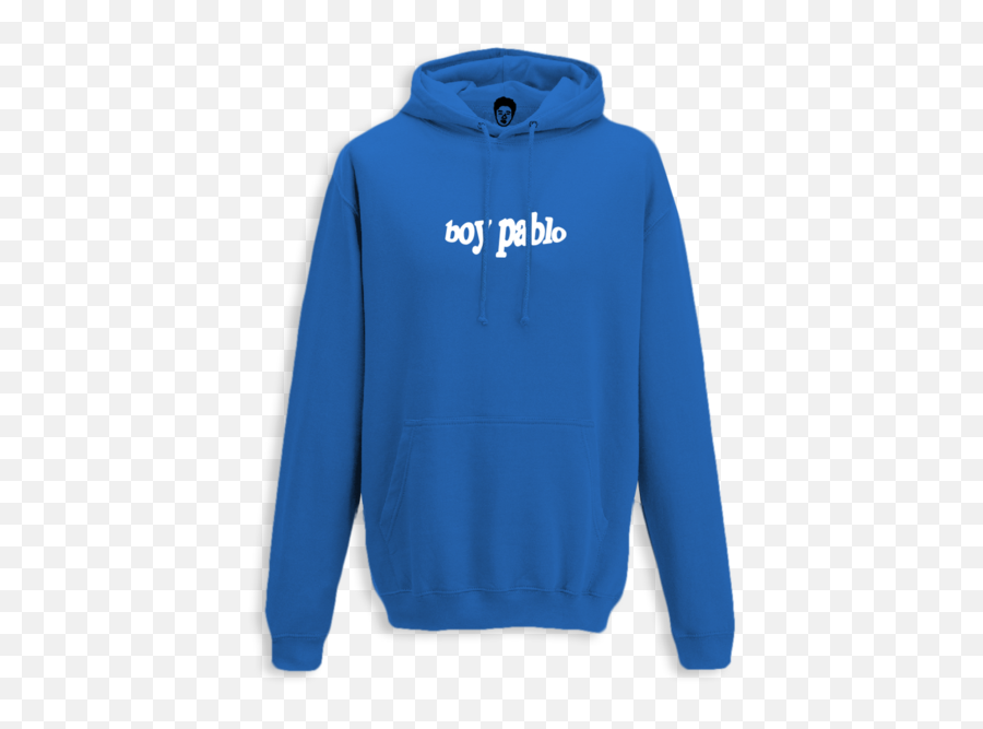 Hoodies - Boy Pablo Blue Hoodie Emoji,Pablo & Shoey - Raw Human Emotion Year Released