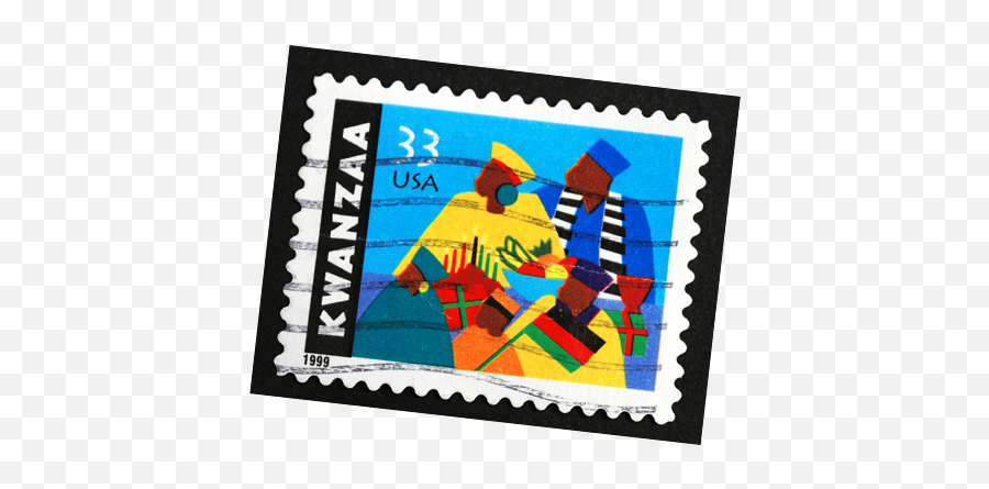 Efm Notebook Blog - Kwanzaa Stamp Synthia Saint James Artist Emoji,Greatergood Berkeley Emotion Gif