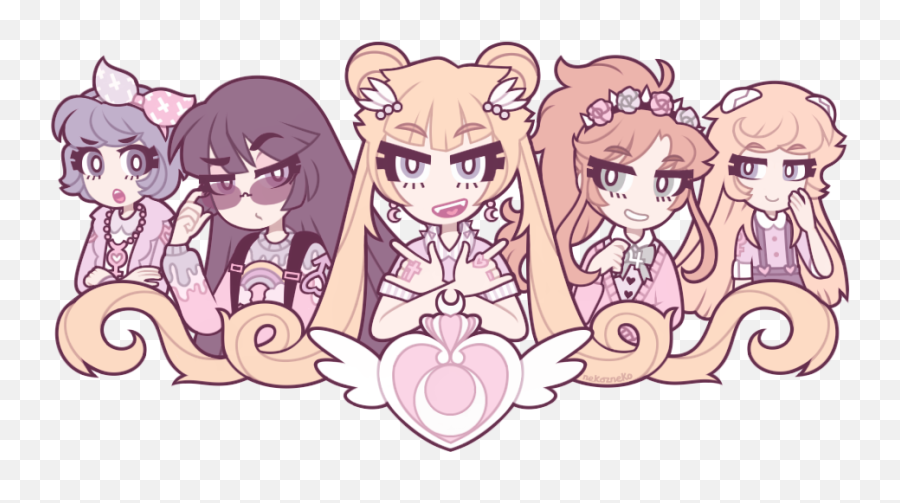 Something About The Moonu0027s Name Pastel Goth Know Your Meme - Sailor Moon Pastel Fan Art Emoji,Tumblr Emotion Art Meme