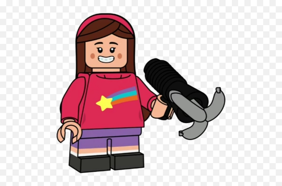 Mabel Pines - Lego Gravity Falls Mabel Emoji,Minifigure Emotions Clip Art