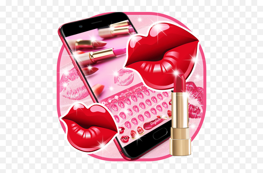 Kiss Lipstick Keyboard U2013 Google Play - Girly Emoji,Samsung Messenger Emoticons S5