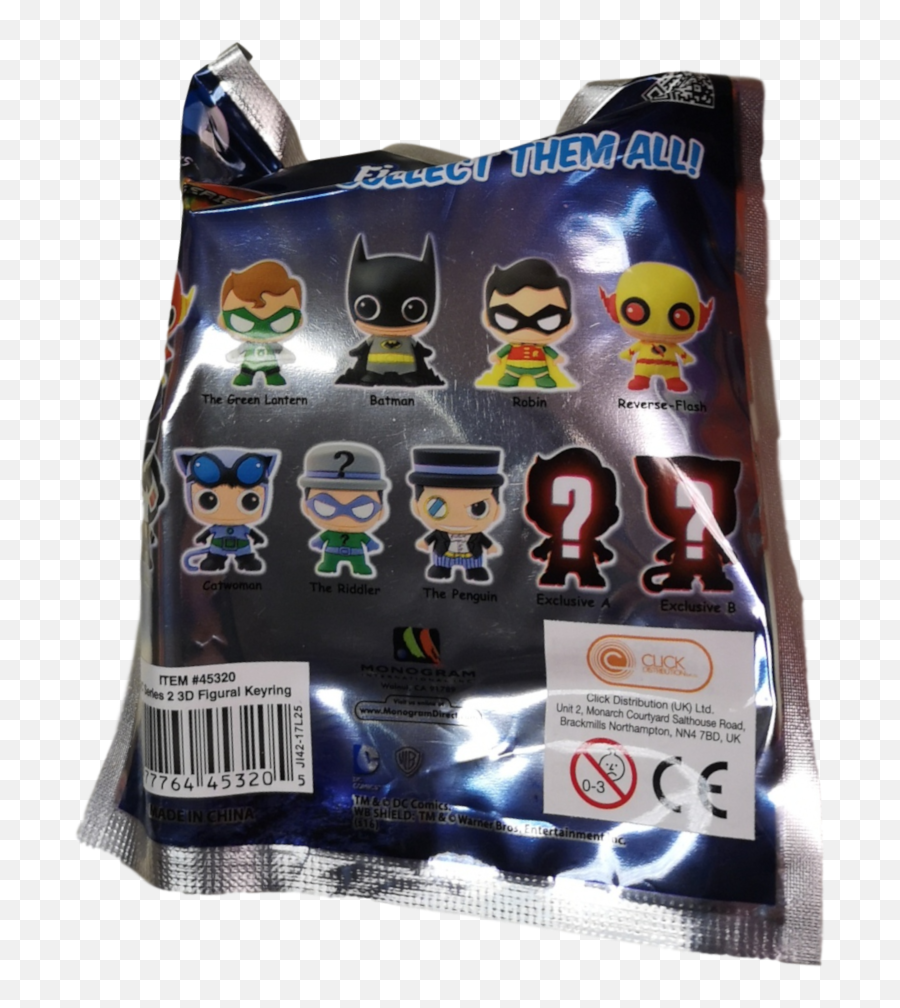 Dc Series 2 Collectible Blind Bag Key Chains Monogram - Batman Emoji,Emojis Blind Bags