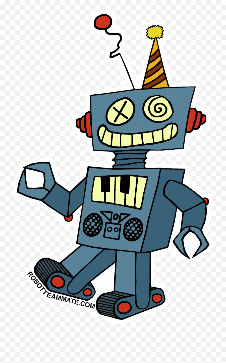 1443012803robot Sticker - Sticker Robot Png Clipart Full Robot Stickers Png Emoji,Robot And Car Emoji