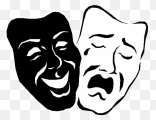 Free Comedy Tragedy Masks Png Download Free Comedy Tragedy - Happy Emoji,Jirafe Emojis Png