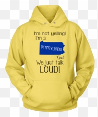 Translating Iu0027m Not Yelling Iu0027m A Pennsylvania Girl Hoodie Emoji,Kawaii Sparkles Text Emotion