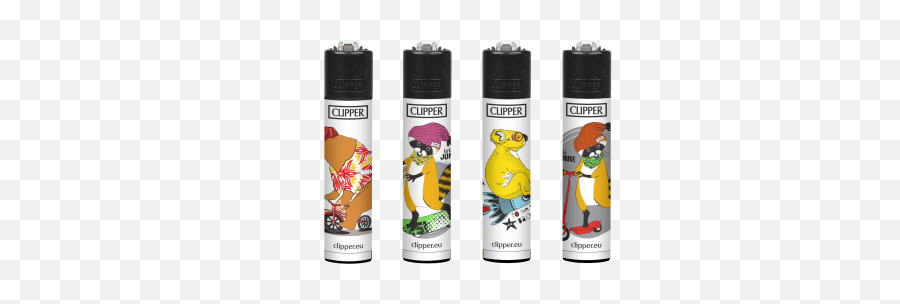 Clipper Lighters Funny Animals 1 Tray Of 40 Clipfunam1 Emoji,Spray Paint Your Message Emoji