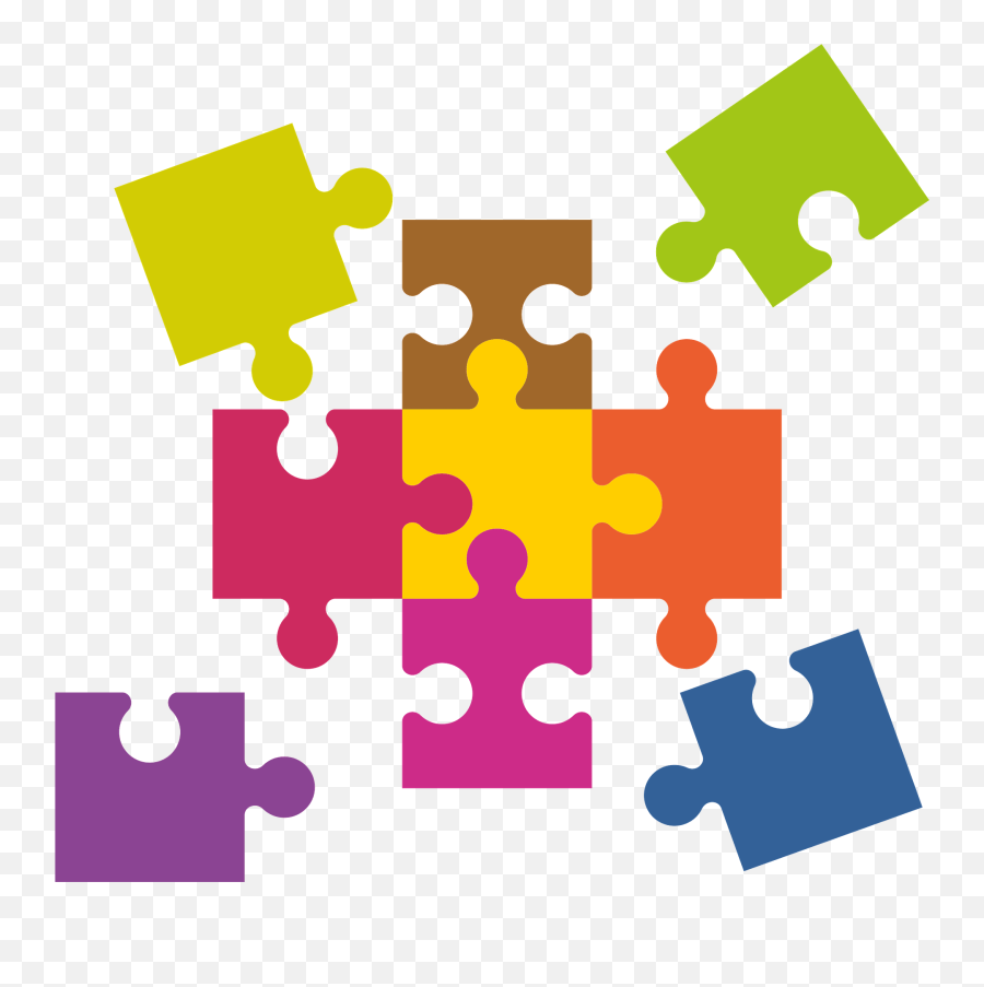 Puzzle Pieces Clipart - Unsolved Puzzle Clipart Png Emoji,Jigsaw Emoji