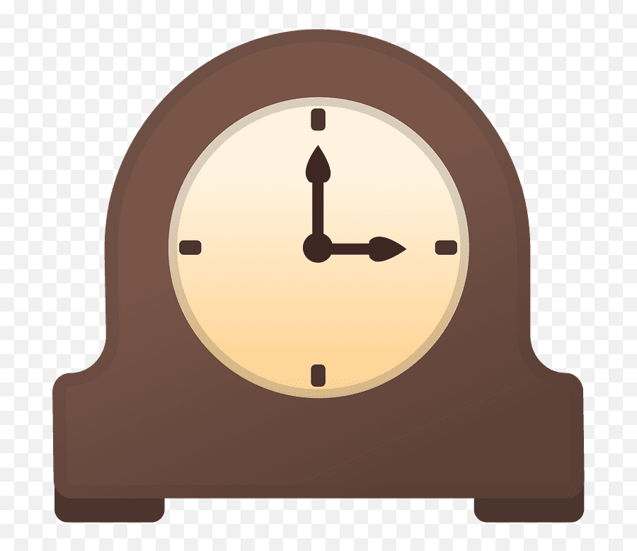 Mantelpiece Clock Icon - Mantelpiece Clocks Cartoon Emoji,Clock And Plane Emoji