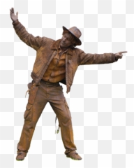 091 Indiana Jones - Living Sculptures Emoji,Statues Emojis