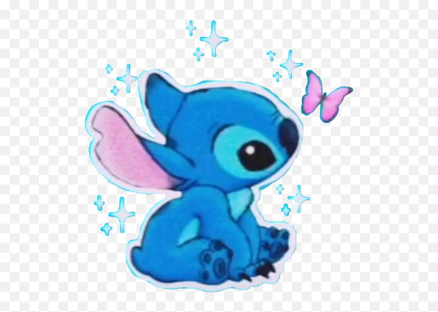 Stich Aesthetic Butterfly 321159499158211 By Wxvymay Emoji,Disney Phone Sticker Emojicon