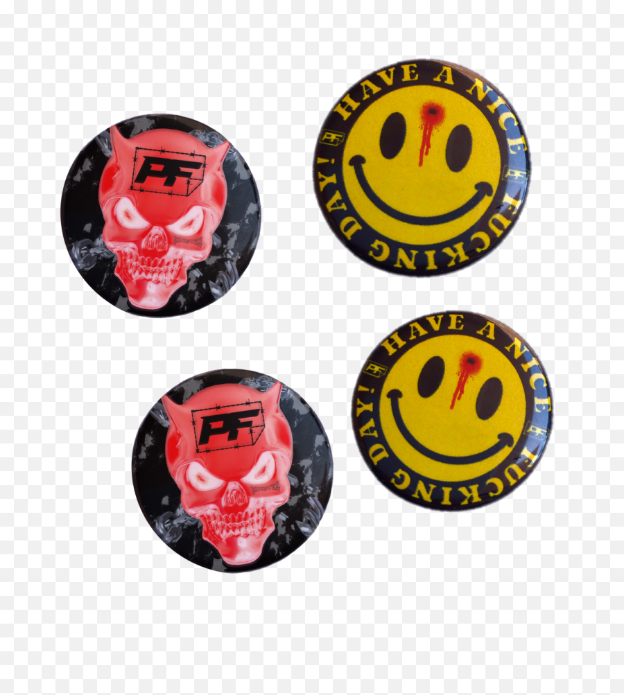 Button Packs - Variety Smiley U0026 Red Skull U2013 Paperfold Emoji,=d Emoticon