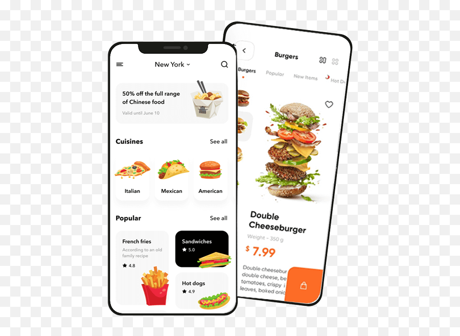 Grubhub Clone A Food Delivery App Development Service Emoji,Running Emoji Plus Burger Emoji