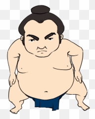 Wrestling Sumo Wrestler Clip Art Clipart - Clipartix Sumo Wrestler Sting Emoji,Wrestler Emoji