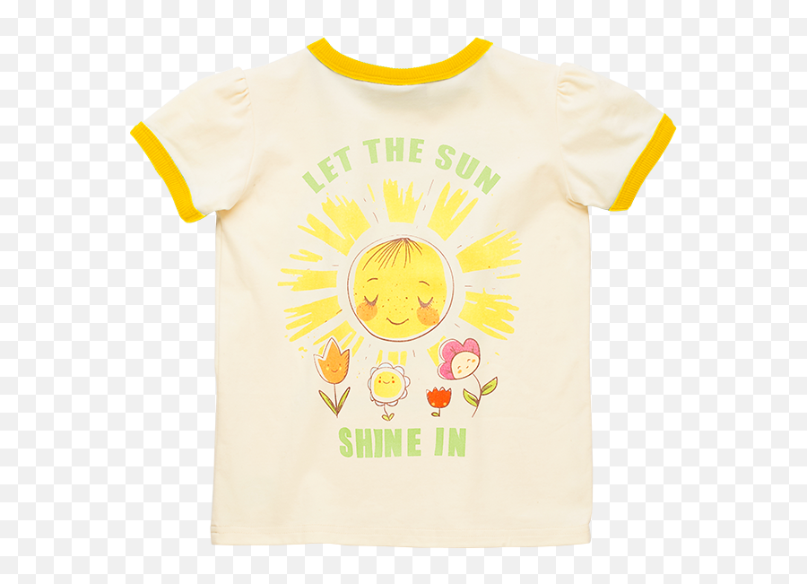 Rock Your Baby Let The Sun Shine In T - Shirt Kid Short Sleeve Emoji,Snuggle Emoticon