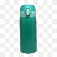 Garrafa Térmica Verde Água - Cylinder Emoji,Piscadinha Emoticon