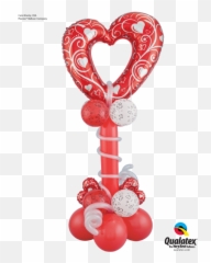 Any Open Heart Foil Balloon - Party Supply Emoji,Diy Emoji Balloons