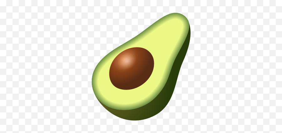 Avocado Icon - Transparent Background Avocado Emoji,What Are The Food Emoji Icons