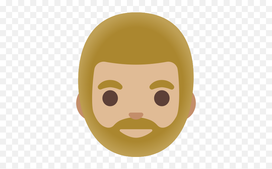 Medium - Hombre Emoji,Bearded Emoticon