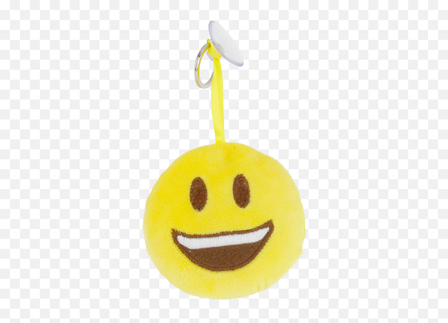 Chaveiro De Pelúcia 9 Cm - Emoticon Sorridente Happy Emoji,Emoticon De Apaixonado