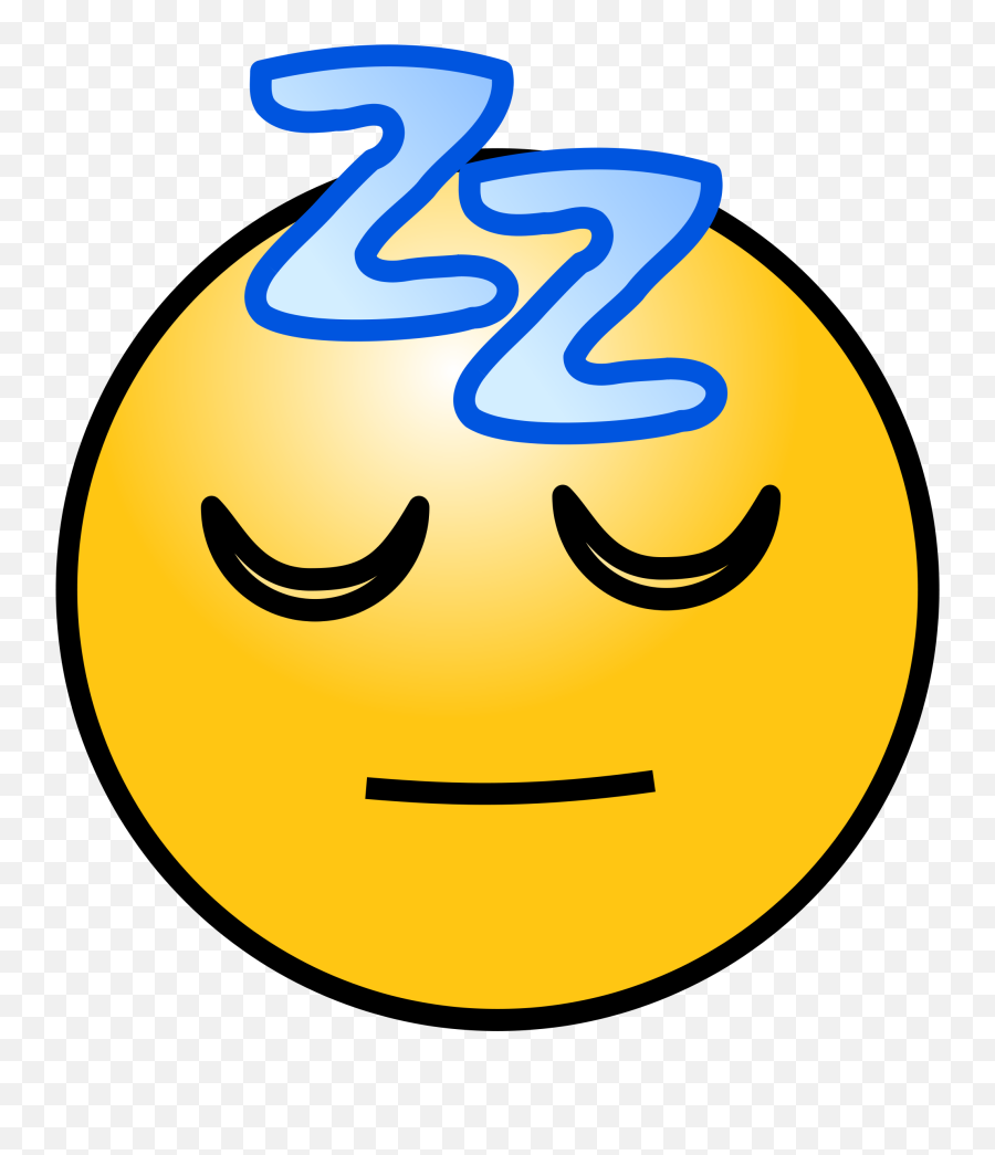 Smiley Clipart Sleepy Smiley Sleepy - Sleepy Face Clip Art Emoji,Worried Japanese Emoticon