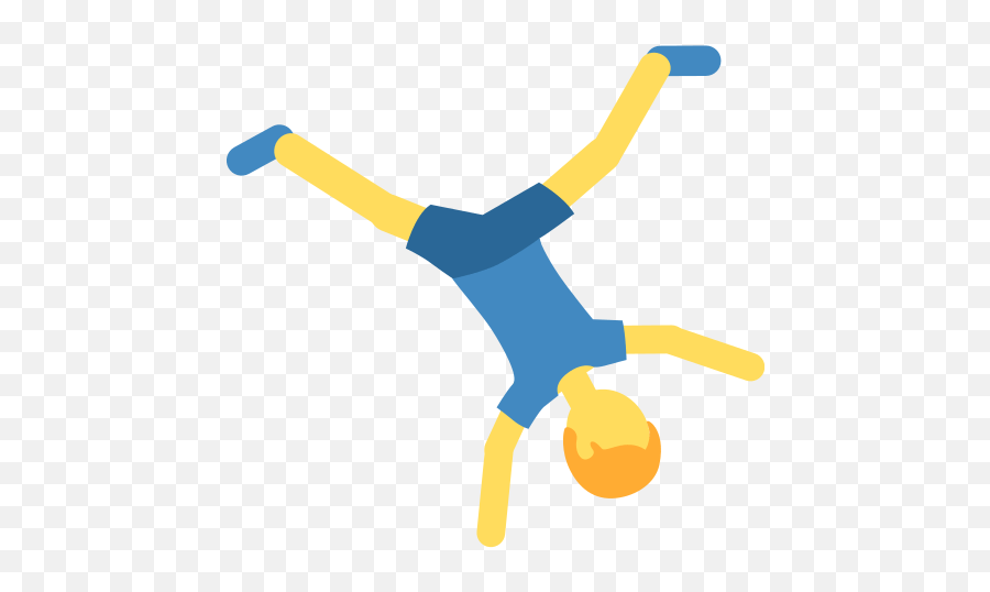 Man Cartwheeling Emoji Meaning - Man Cartwheeling Emoji,Emoticon Estrela