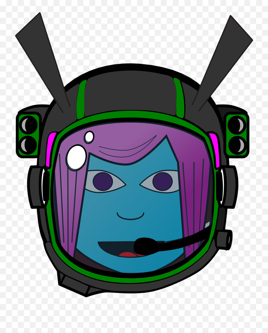 Alien Astronaut Space Future Png Picpng - Kepala Astronaut Png Emoji,Astronaut Emoticon