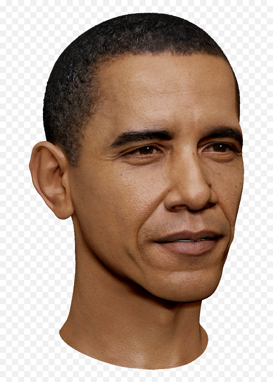 Obama Face - Transparent Obama Face Png Emoji,Obama Thanks For Emoji