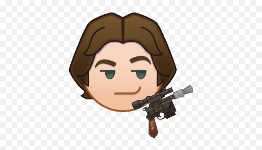 Han Solo - Disney Emoji Blitz Star Wars Emoji,Assault Rifle Emoji