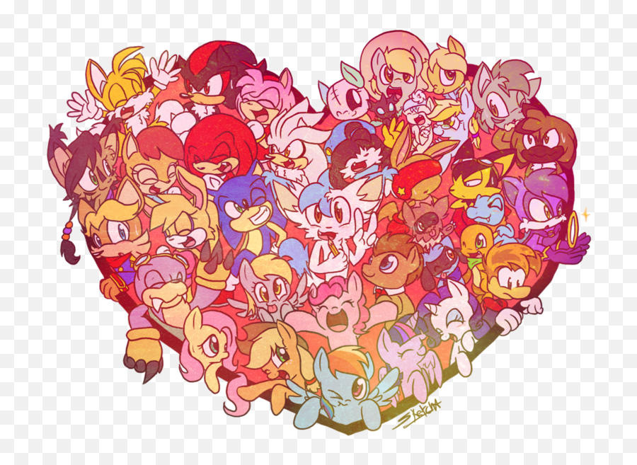 Alicorn Amy Rose Antoine Dcoolette - Sonic Heart Attack Emoji,Totodile Emotions