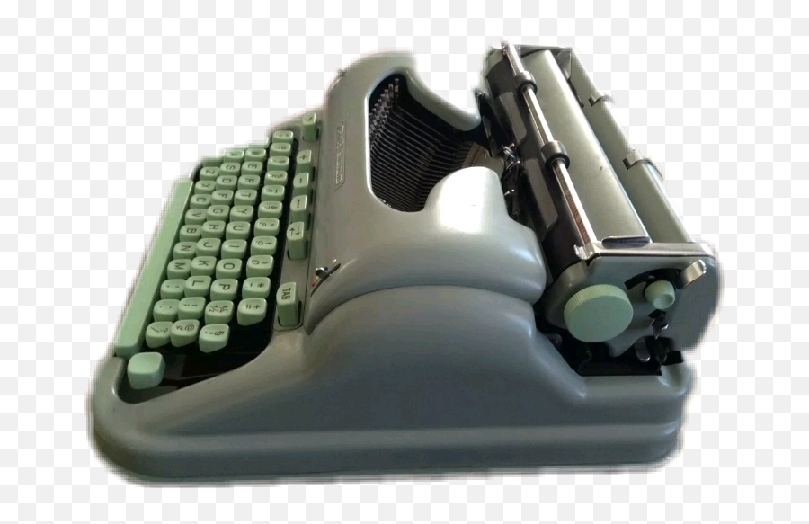 Typewriter Green Seafoam Sticker - Olivetti Lettera 32 Emoji,Typewriter Emoji Hd