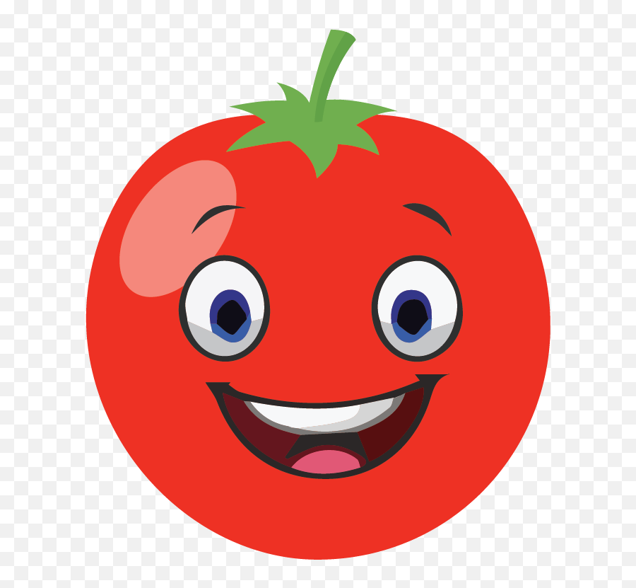 Fruit Tomato Expression Laugh - Happy Emoji,Laughing Emoticon Christmas Ornament