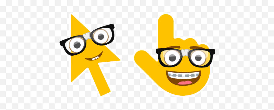 Cursoji - Happy Emoji,Shush Emoji