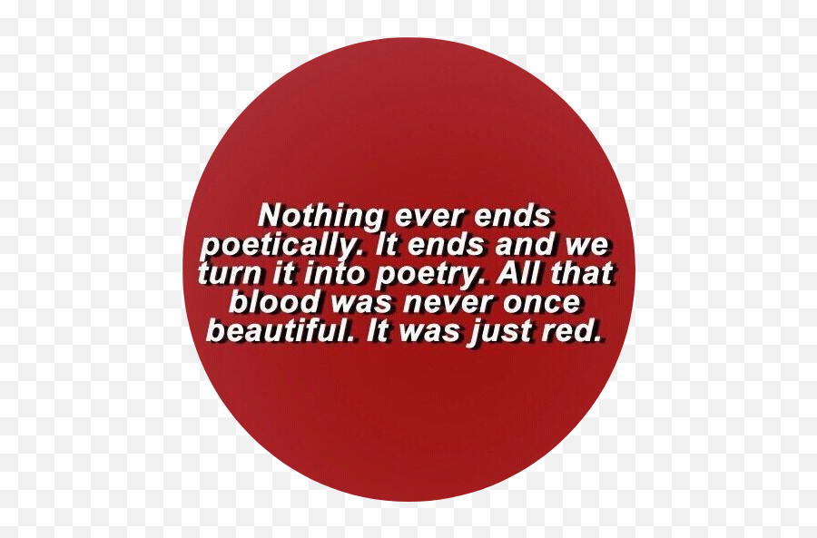 Tumblr Red Aesthetic Quote Quotes Sticker By Closed - Red Aesthetic Quotes Png Emoji,Tumblr Turn Off Emojis