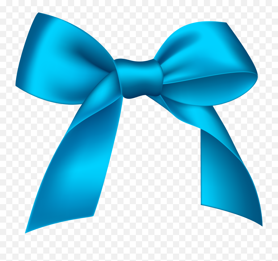 Blue Bow Png Image - Small Blue Bow Png Emoji,Blue Bow Emoticon