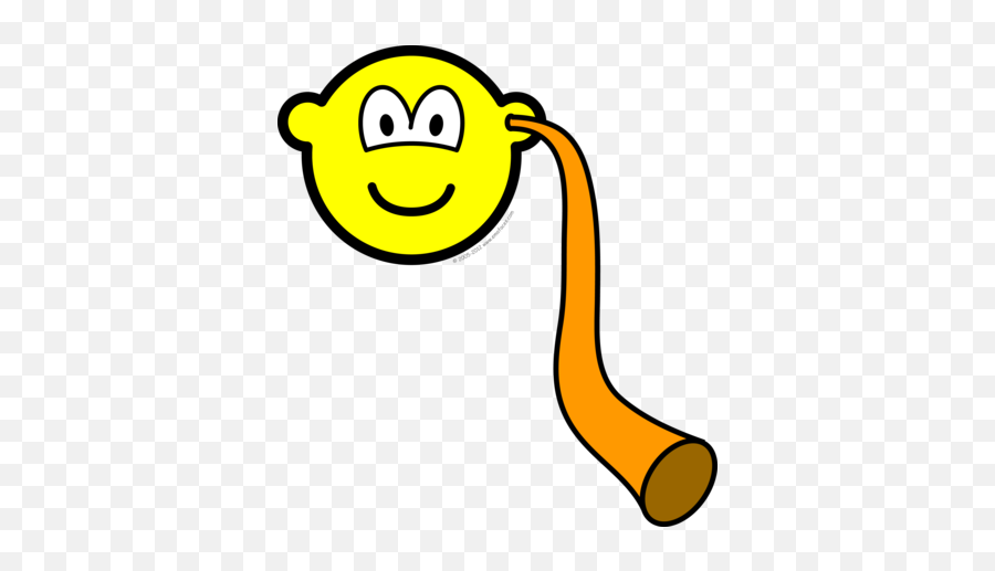 Old Hearing Trumpet Buddy Icon Buddy Icons Emofacescom - Vacuum Cleaner Funny Png Emoji,Monkey Emoticon Gif