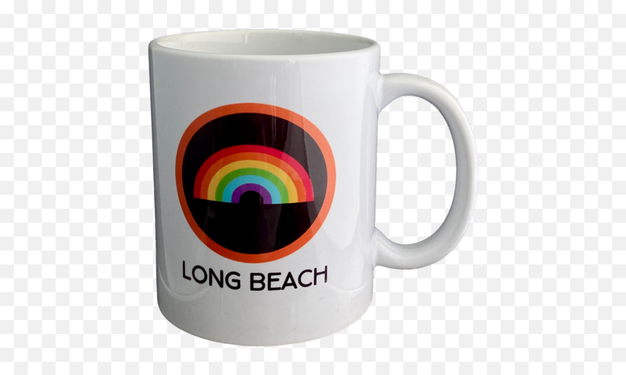 Pride Celebrate Pride With Long Beach Ca Gifts - Magic Mug Emoji,Rain Bow Emoji Opuzzle