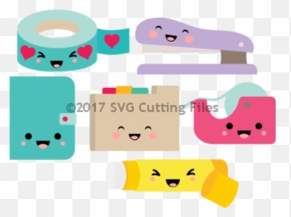 Kawaii - Cute Office Supplies Clipart Emoji,Kawqii Emoticon Panties