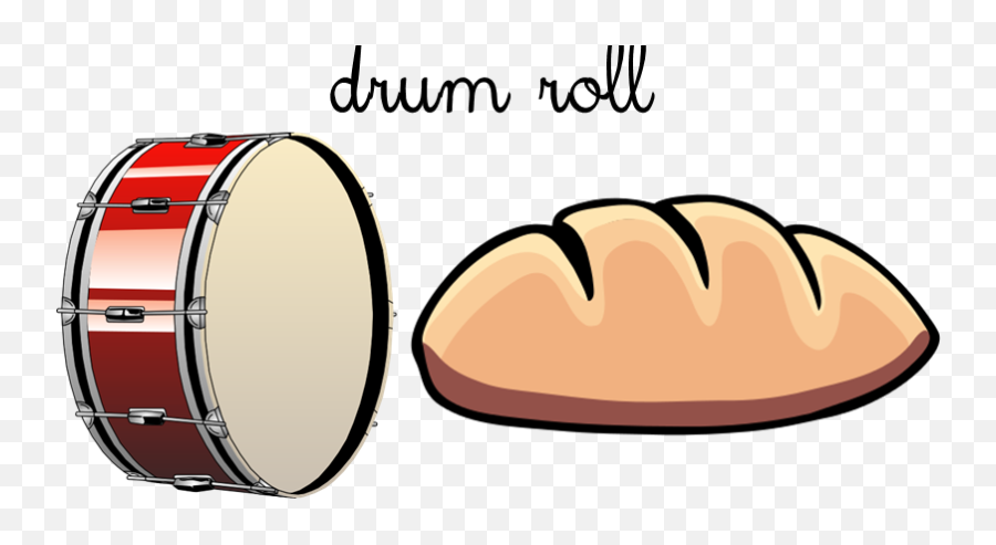 Drum Roll Clip Art - Bass Drum Music Instrument Emoji,Drum Roll Emoticon Facebook