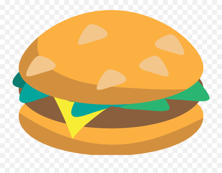 Hamburger Emoji Clipart - Hamburger Bun,Hamburger Emoji