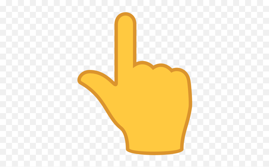 Emoji The Index Finger On The Reverse Side Points Upwards - Click Hand Emoji Png,Fingers Crossed Emoji