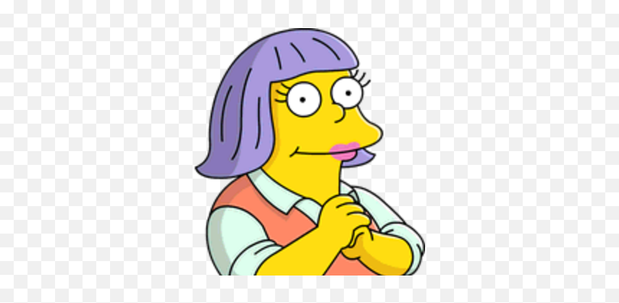 Sarah Wiggum Simpsons Wiki Fandom - Chief Wiggum Wife Emoji,Mind Emotions Fred Lam