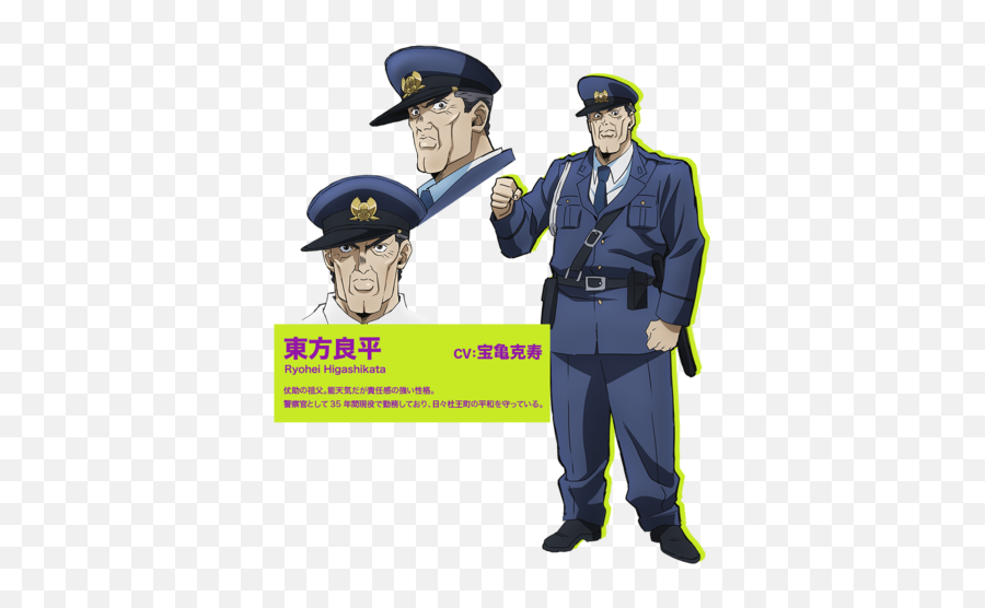 Casting Call Club Jojou0027s Bizarre Adventure Diamond Is - Jojo Police Officer Emoji,Jojo Bizarre Adventure Emotions