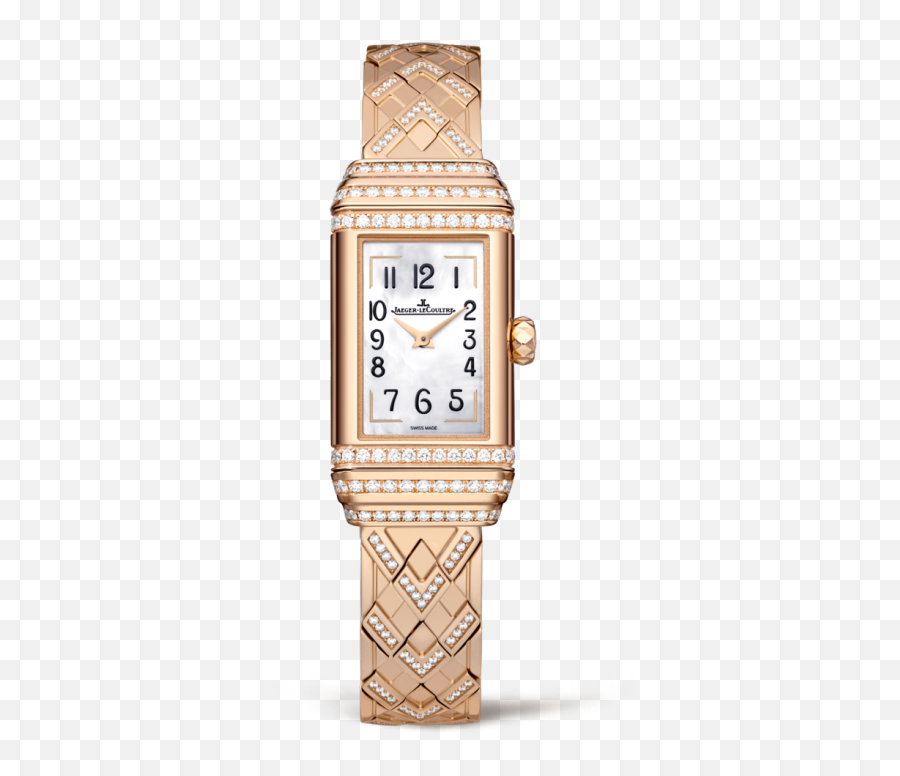 Pink Gold Ladies Watch Manual - Winding Reverso One Duetto Jaeger Lecoultre Reverso One Duetto Jewelry Emoji,Mood Color Changing Watch By Emotions Clock