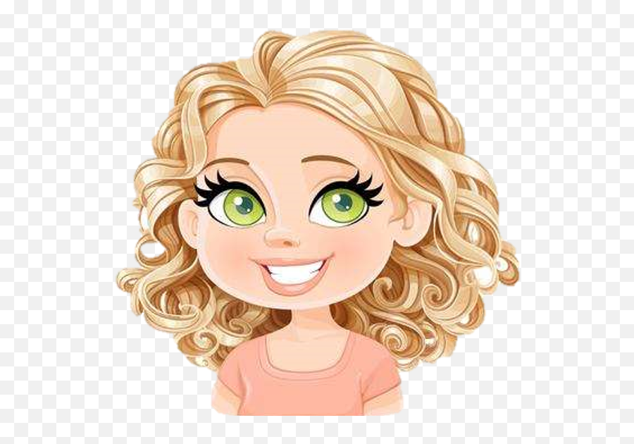 Describing Vocab Meaning 2 Baamboozle - Girl With Blonde Hair Cartoon Emoji,Princess Emoji Curly Hair